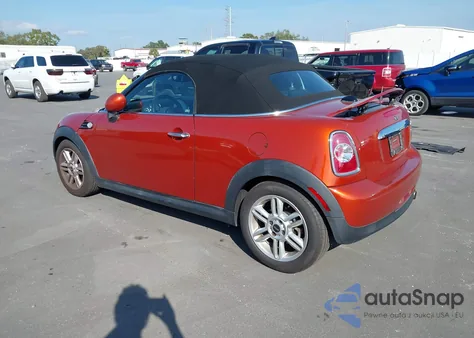 2013 Mini Roadster Cooper из США, поврежденный, VIN WMWSY1C55DT311925